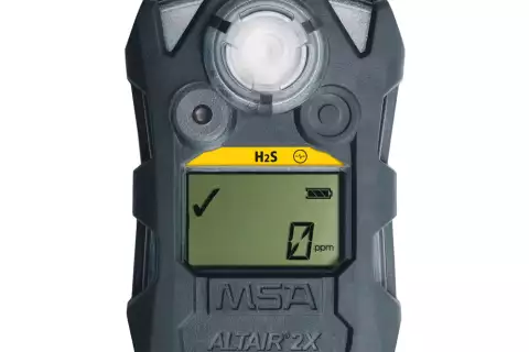 ALTAIR 2XT CO/H2S газоанализатор, пороги тревог: CO: 50 ppm и 200 ppm; H₂S: 5 ppm и 10 ppm, фосфоровый корпус