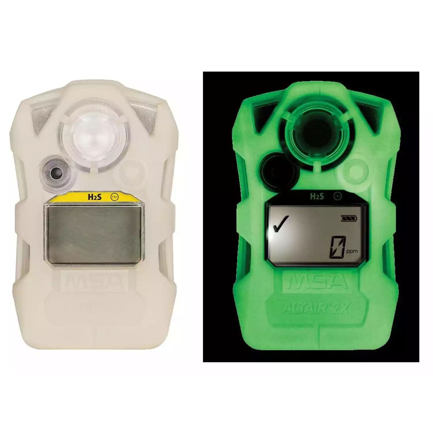 ALTAIR 2XT SO₂/H₂S-LC газоанализатор, пороги тревог: SO₂: 2 ppm и 5 ppm; H₂S: 10 ppm и 15 ppm, фосфоровый корпус - 3