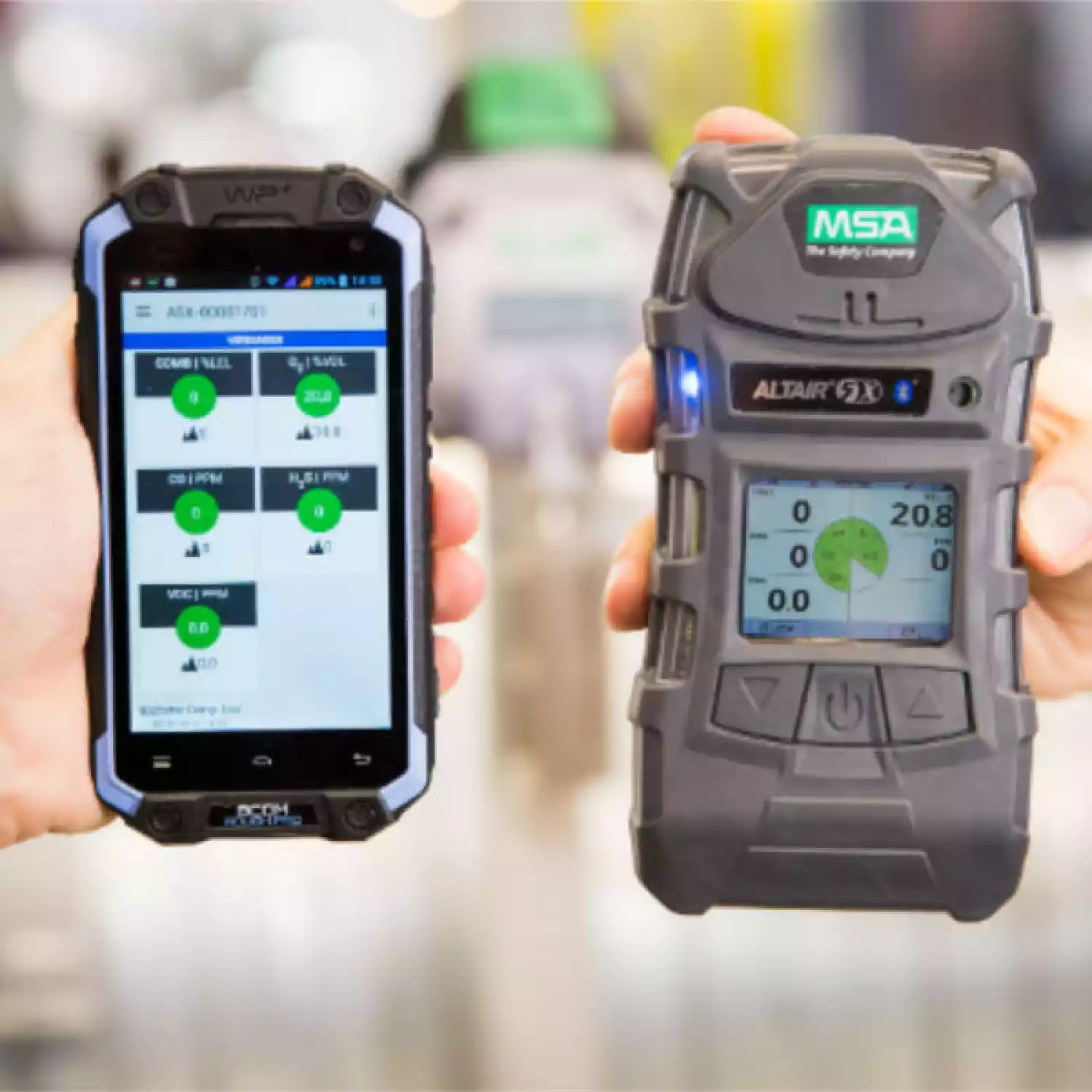 ALTAIR 5X, PEN-O2-CO-PH3 газоанализатор, цветной дисплей - 2