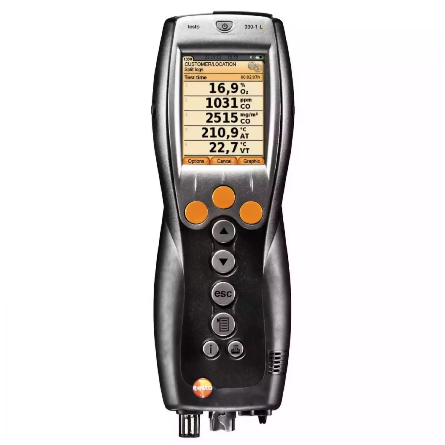 testo 330-1 LL анализатор дымовых газов с сенсорами Longlife - 1