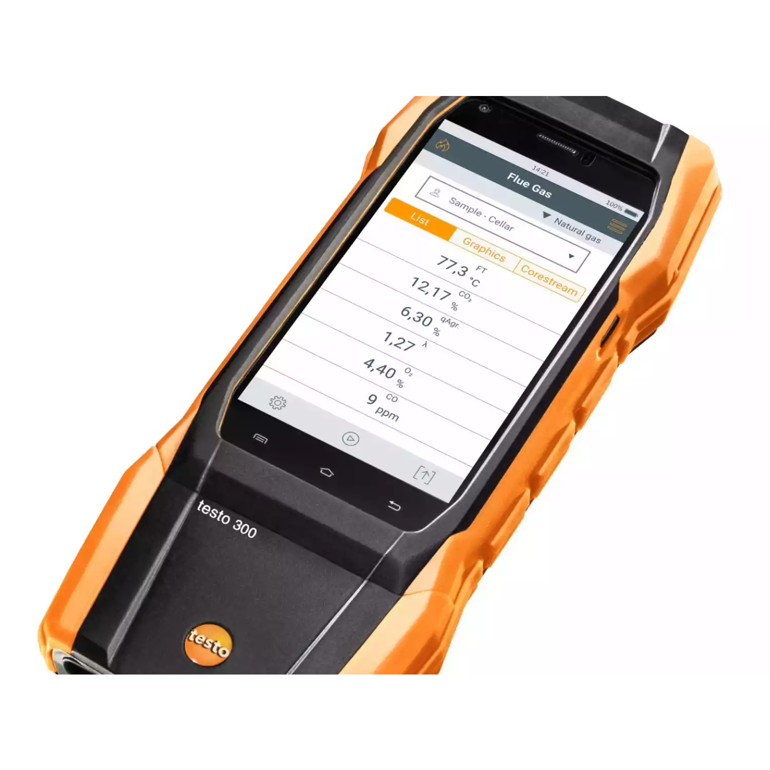 Комплект testo 300 Longlife — Анализатор дымовых газов (O2, СО с H2-компенсацией до 8 000 ppm, NO) - 2