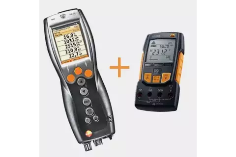 Testo 330-1 LL газоанализатор + testo 760-2 мультиметр с магнитным креплением (комплект)