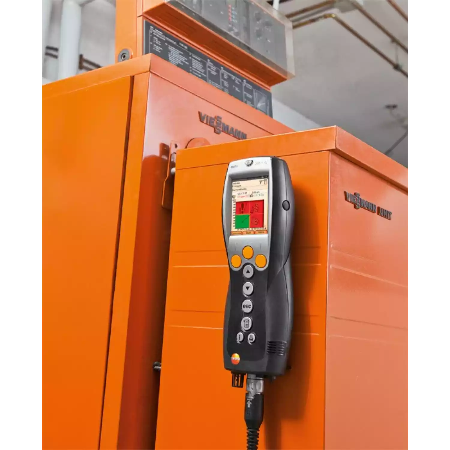 Testo 330-2 LL NOx газоанализатор + testo 760-2 мультиметр с магнитным креплением (комплект) - 3