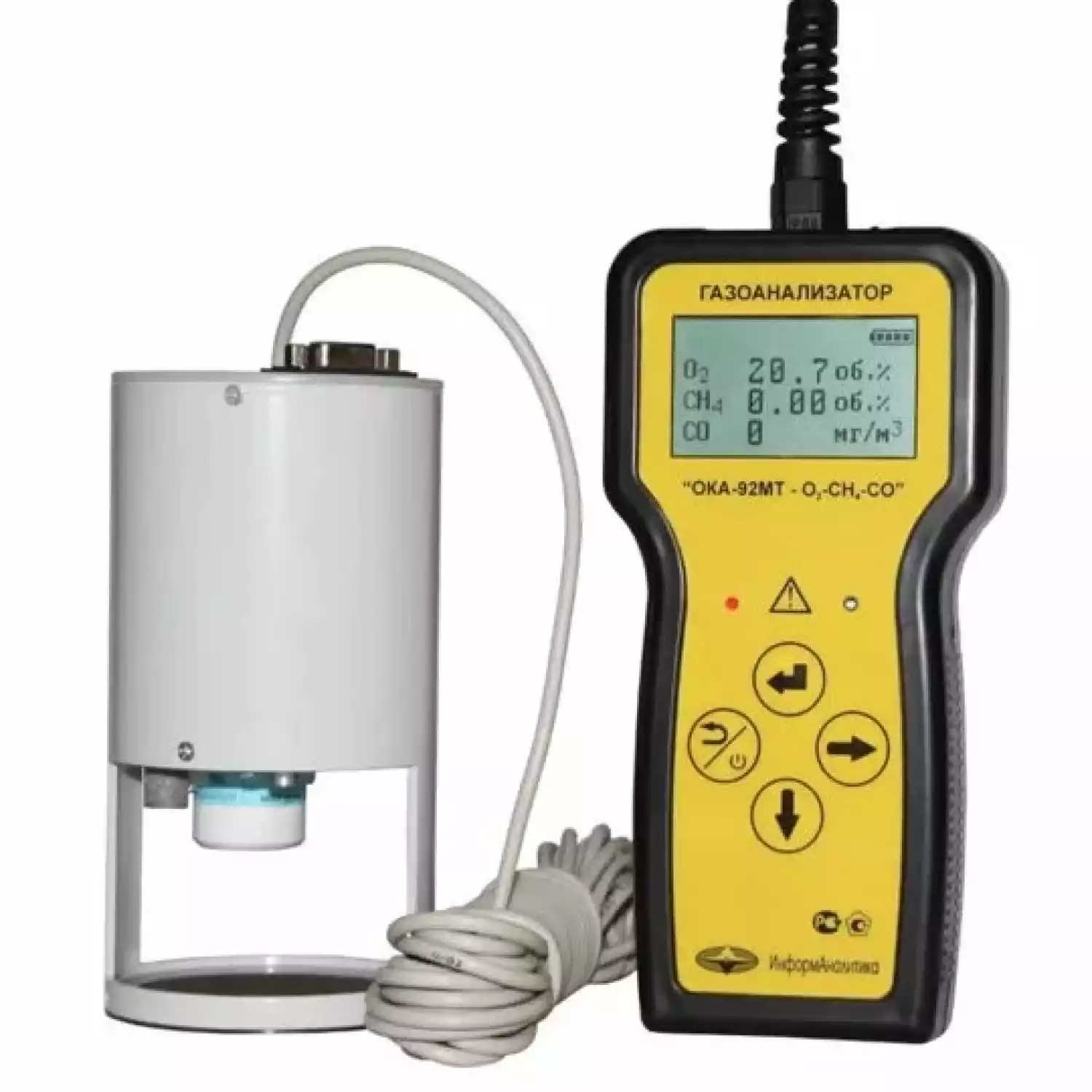 Газоанализатор переносной ОКА-92MT-O2-CH4-CO2 - 1