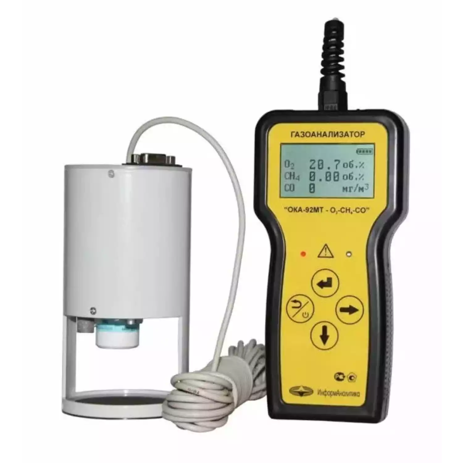 Газоанализатор переносной ОКА-92MT-O2-CH4-CO2 - 1