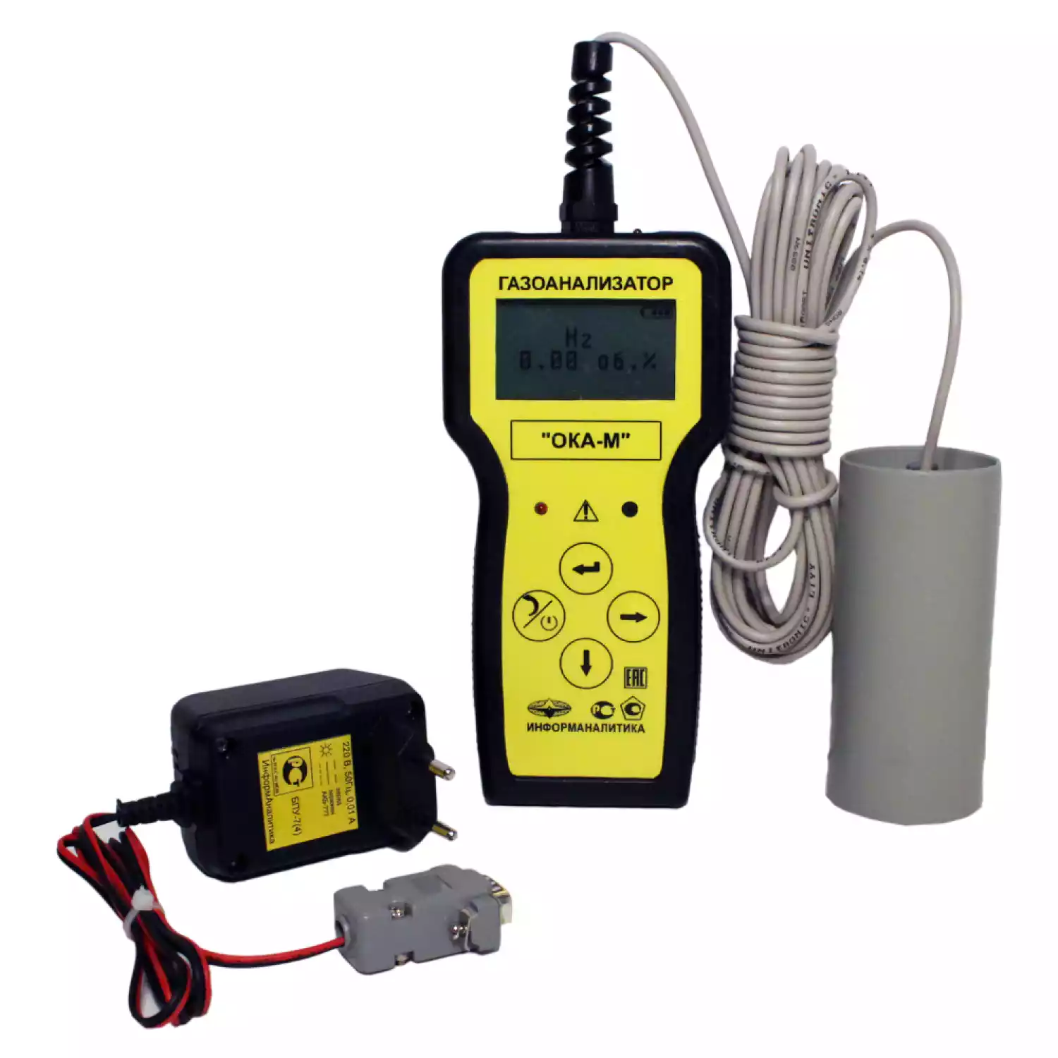 Газоанализатор переносной ОКА-М-CH4 взрывозащищенное исполнение - 1