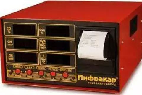 Автомобильный 2-х компонентный газоанализатор «Инфракар 12.02»