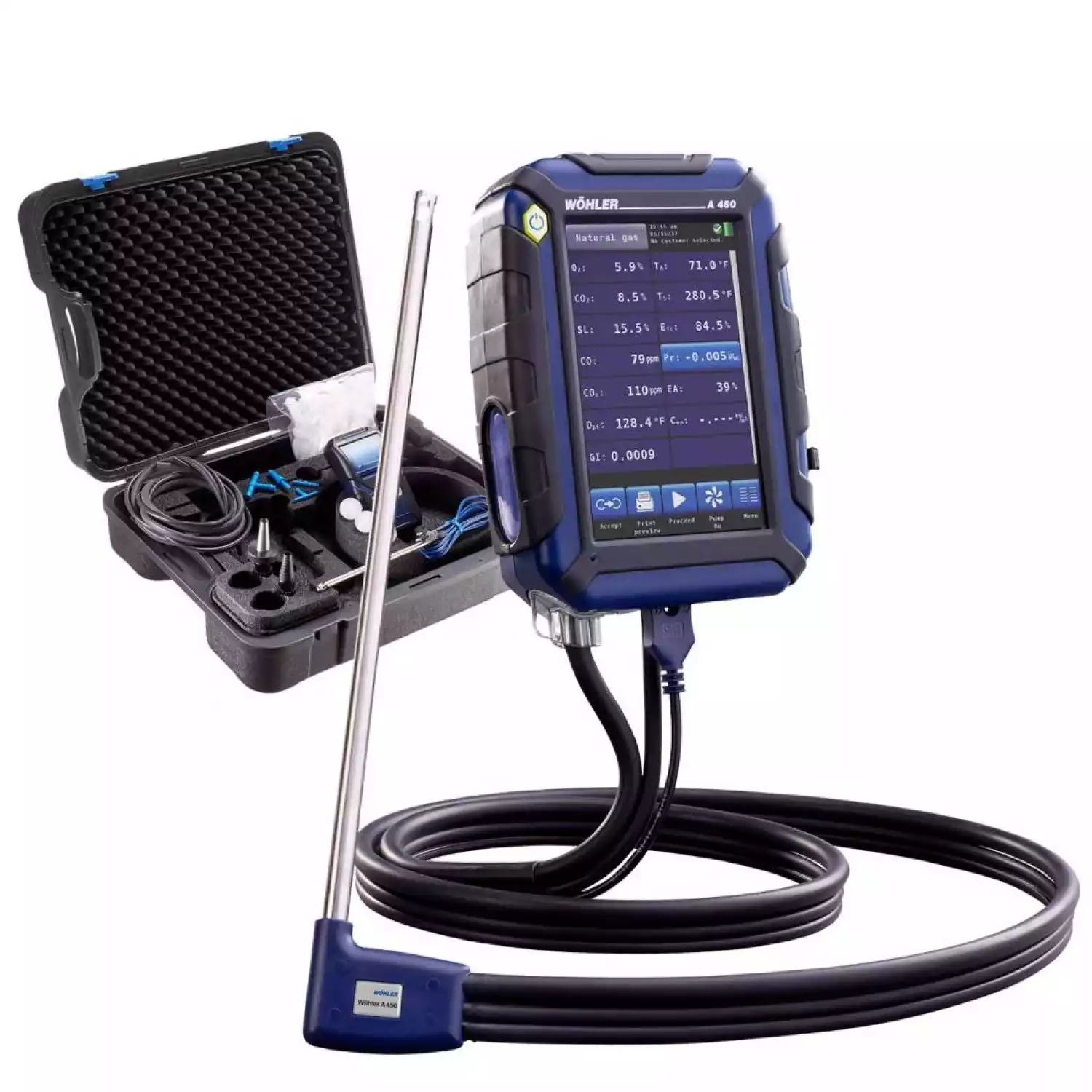WÖHLER A 450 NO Анализатор дымовых газов - 2