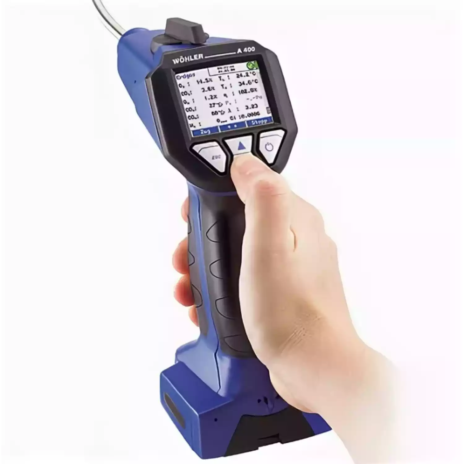 Газоанализатор Wöhler A 400i с гибким зондом - 2