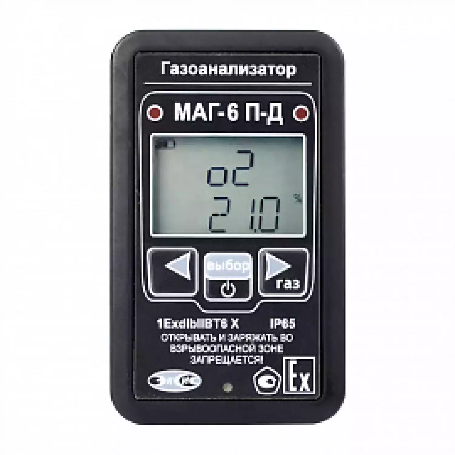 Портативный газоанализатор МАГ-6 П-Д (CO2, H2S) - 1