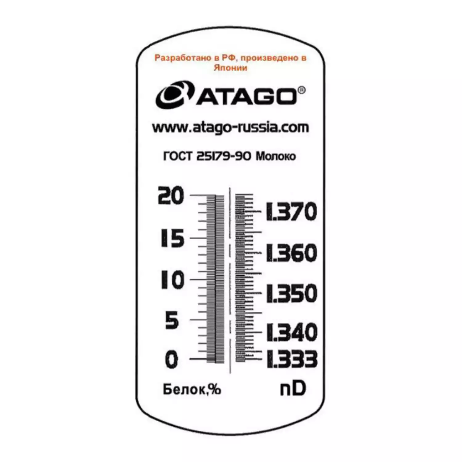 Master Milk рефрактометр для молока - 1