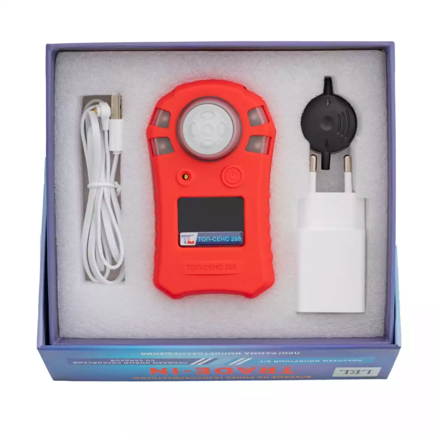 Портативный одноканальный газоанализатор ТОП-СЕНС 260 - 4