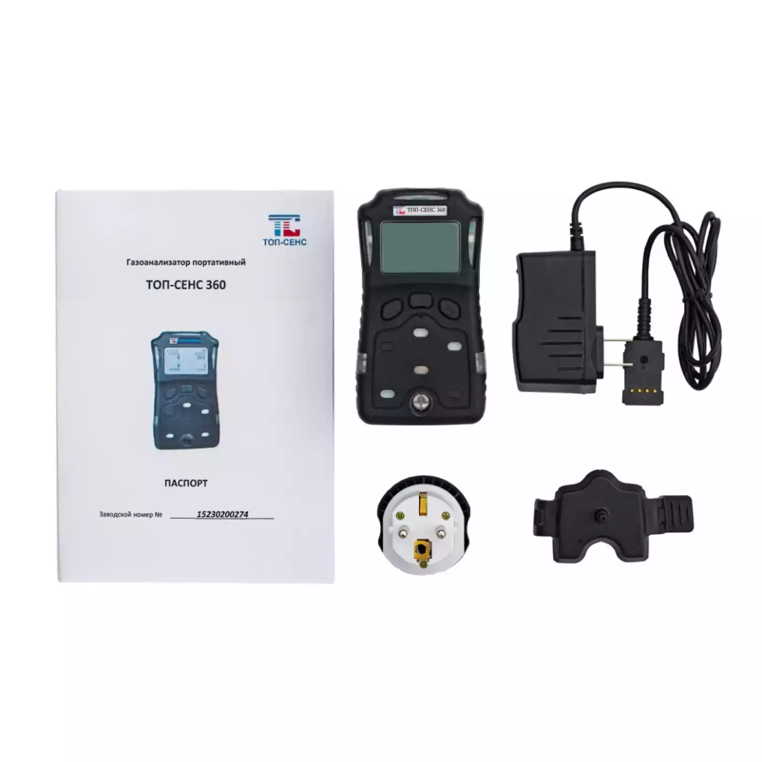 Портативный многоканальный газоанализатор ТОП-СЕНС 360 - 3