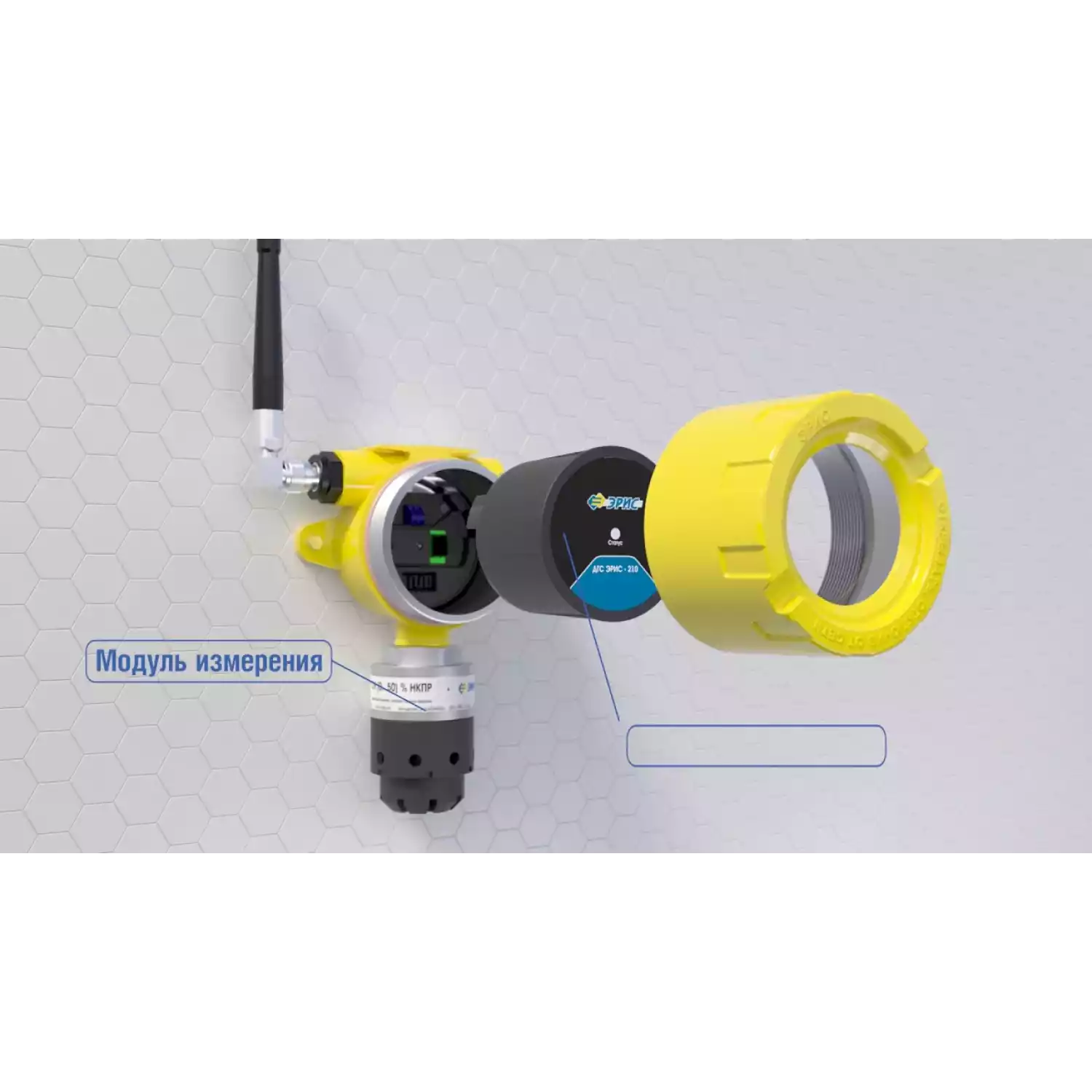ДГС ЭРИС-210-RF беспроводной газоанализатор - 3