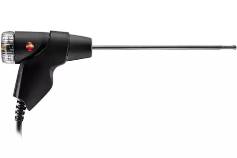 Зонд отбора пробы Testo, длина 180 мм, D 8 мм, T, максимум 500°C, одобренный TUV