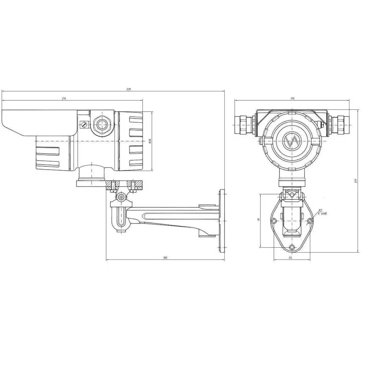 Извещатель пожарный пламени ИП 330-1-4 «Вега» - 4