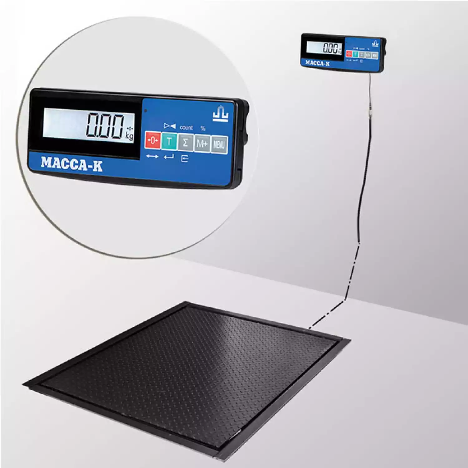 Весы платформенные электронные врезные 4D-PM-12/10-500-A(RUEW) - 1