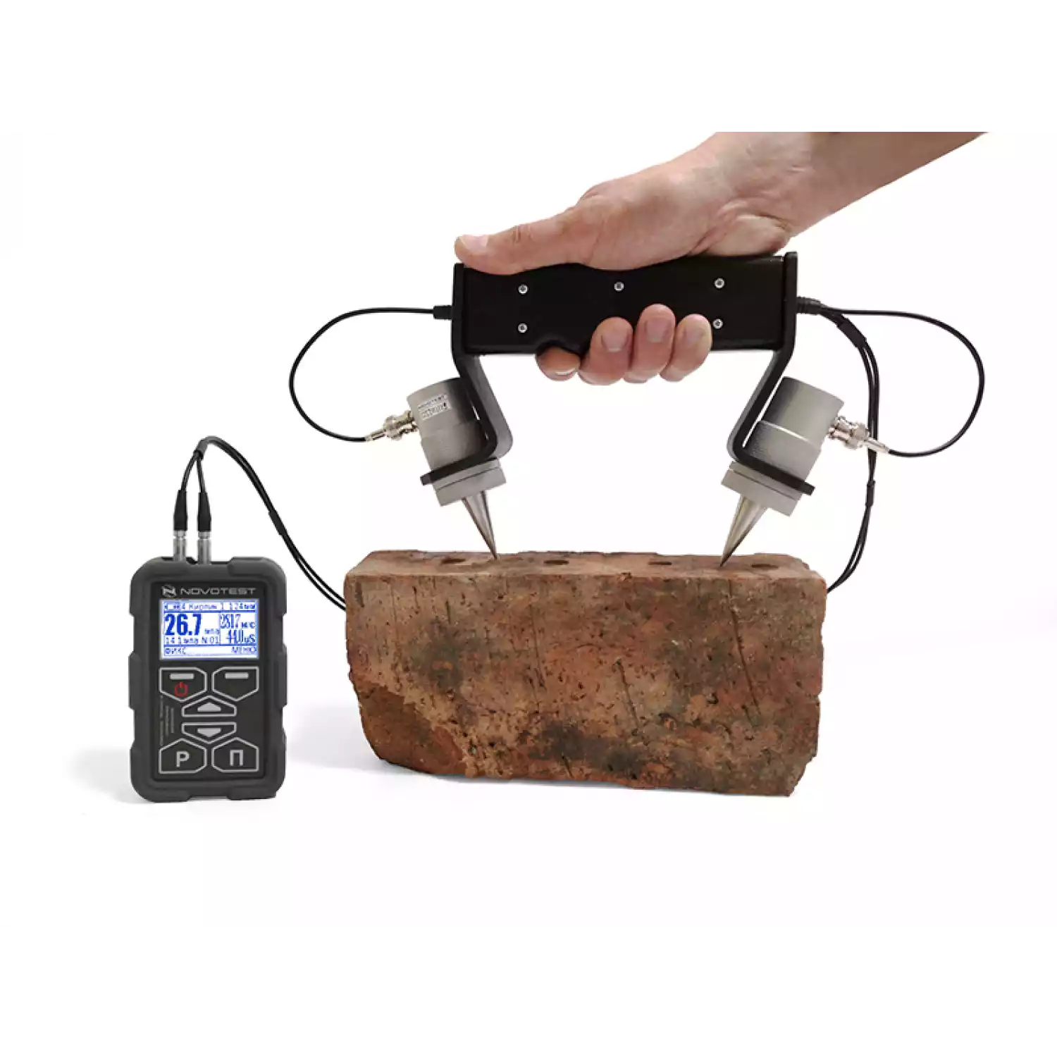 NOVOTEST ИПСМ-У+Т измеритель прочности и однородности строительных материалов ультразвуковым методом - 3