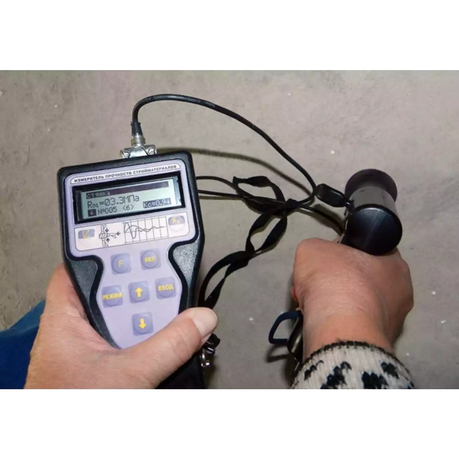 Измеритель прочности бетона ИПС МГ 4.01 - 3