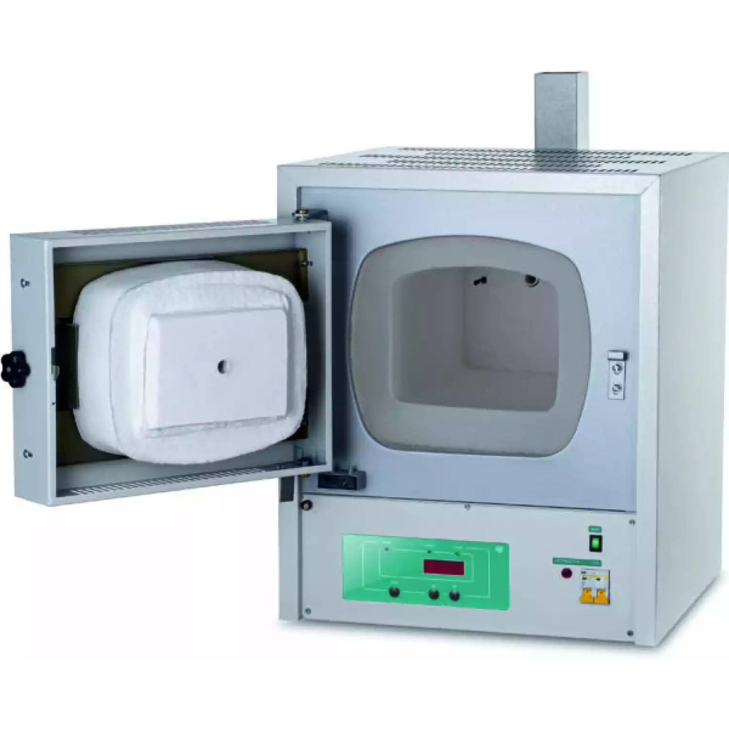 Муфельная печь ЭКПС-10 (многоступенчатый регулятор; 10 л; Т до +1100 °С) с вытяжкой - 1