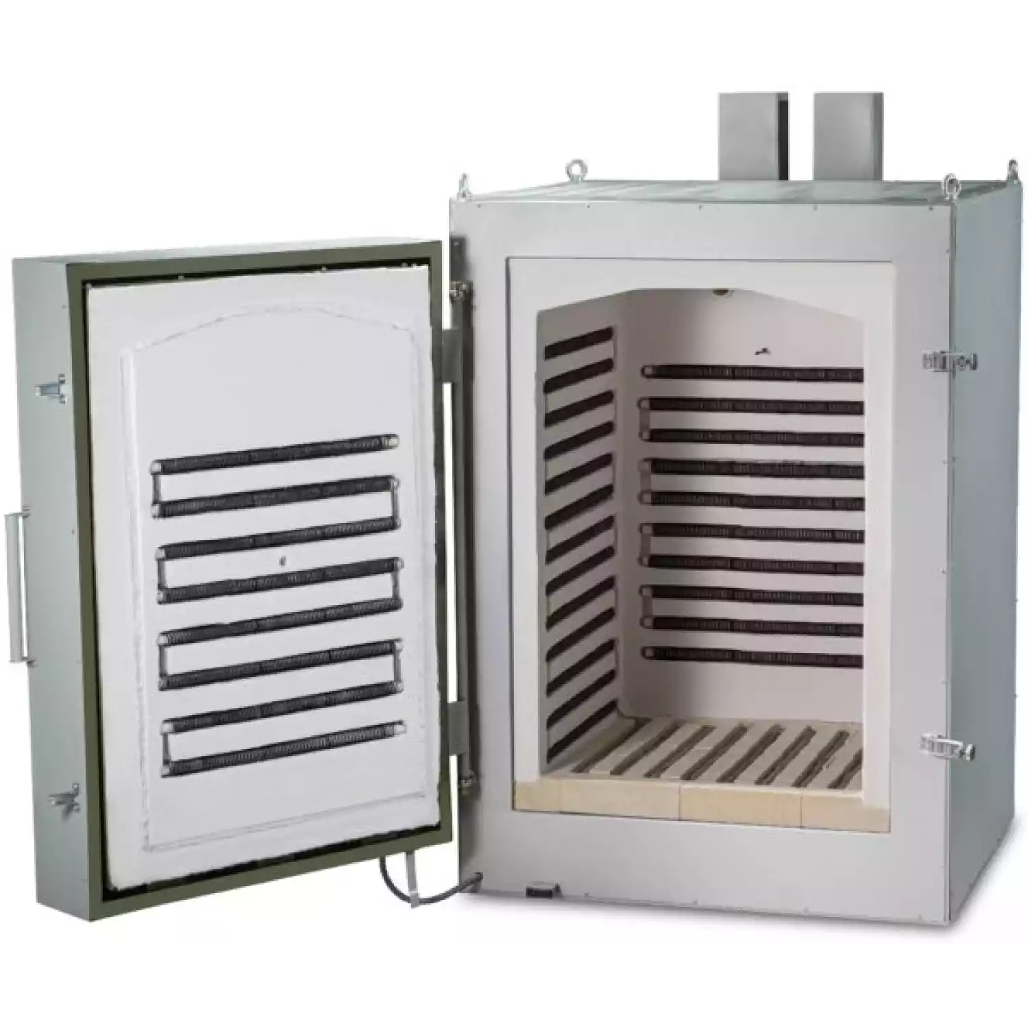 Муфельная электропечь ЭКПС-500 (500 л; Т до +1100 °С) с вытяжкой - 2