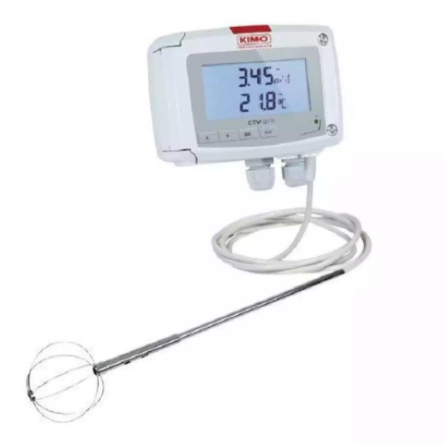 KIMO CTV 210 датчик температуры и скорости потока воздуха - 1