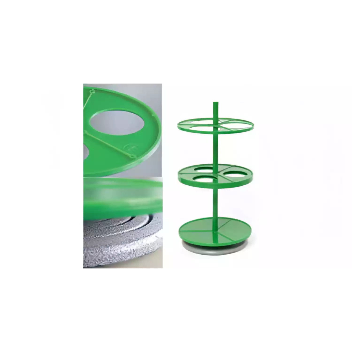 ПЭ-2950 штатив для 3-х цилиндрических делительных воронок 1000мл - 1