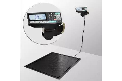Весы платформенные электронные врезные с печатью этикеток 4D-PMF-15/12-1000-RP