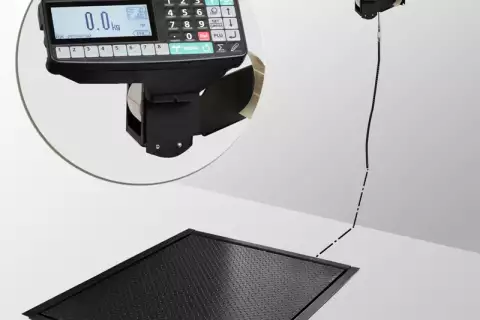 Весы платформенные электронные врезные с печатью этикеток 4D-PMF-12/10-1500-RP