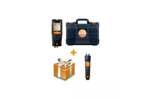 Testo 320 с H2-компенсацией газоанализатор + testo 510i смарт-зонд (комплект)