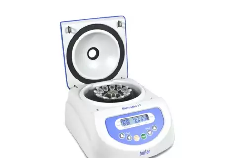 Мини центрифуга высокоскоростная BioSan Microspin 12 (1000-14500 об/мин)