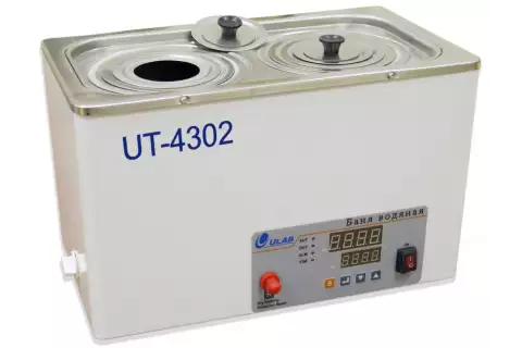 Баня водяная UT-4302 2-х местная (4,9 л; Т до +100 °С)