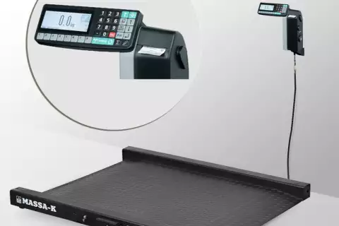 Весы платформенные электронные с печатью этикеток 4D-LM-10/10-1000-RL