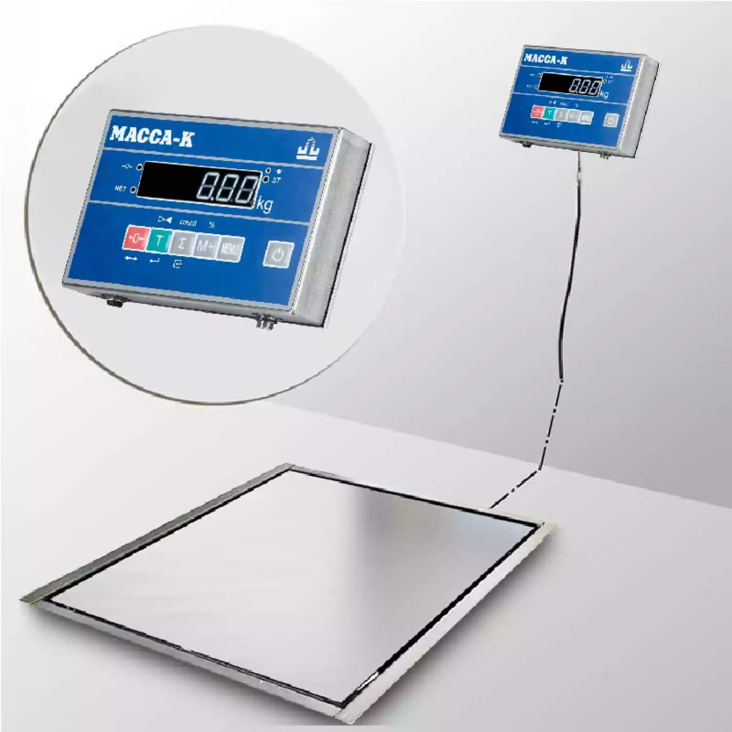 Весы платформенные электронные врезные 4D-PMF.S-12/10-500-AB - 1