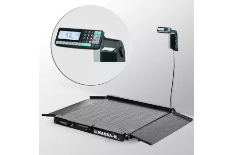 Весы платформенные электронные с печатью этикеток 4D-LA-15/12-1000-RL