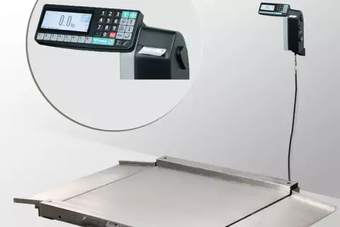 Весы платформенные электронные с печатью этикеток 4D-LA.S-10/10-1000-RL