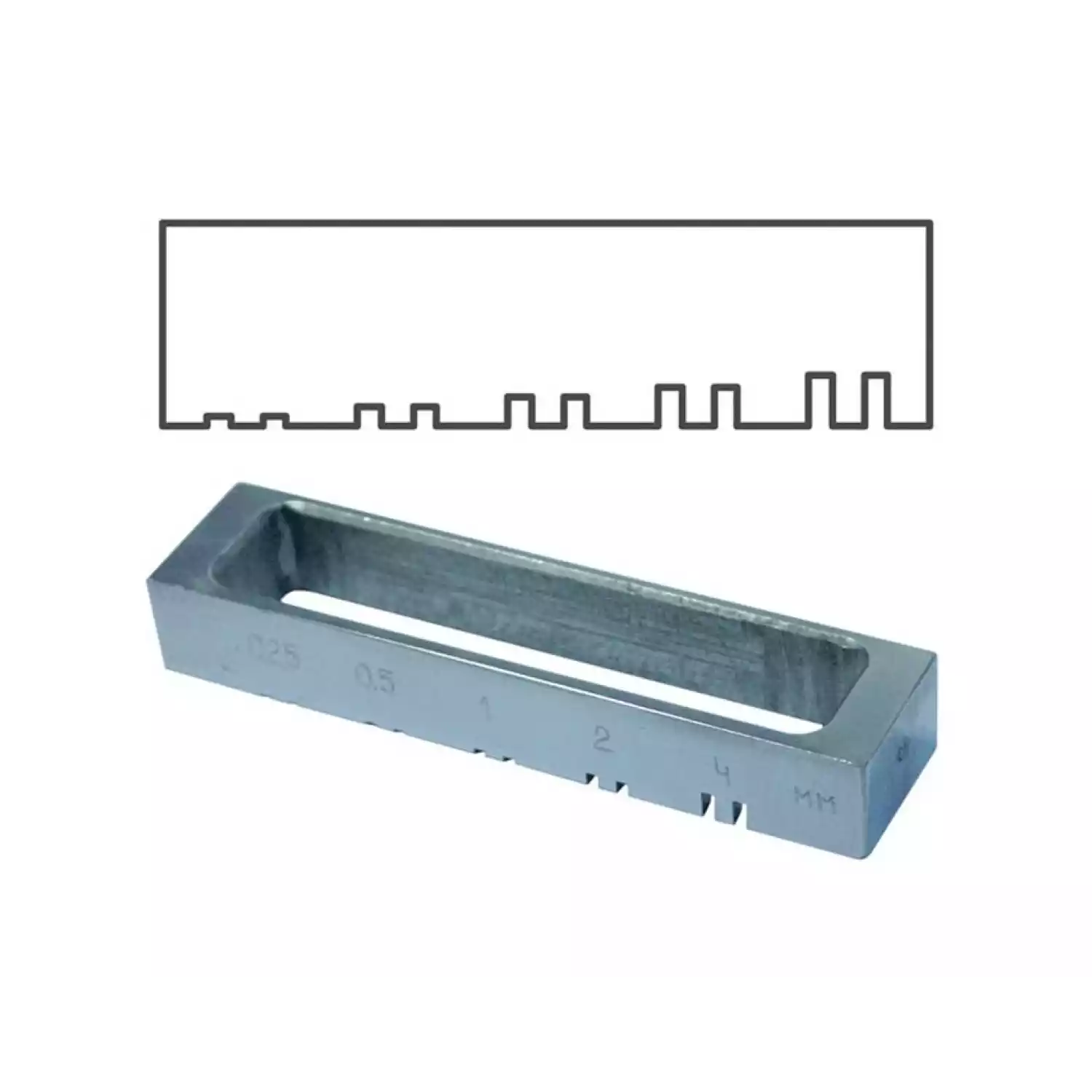 Гребенка для оценки розлива и выравнивания - 1