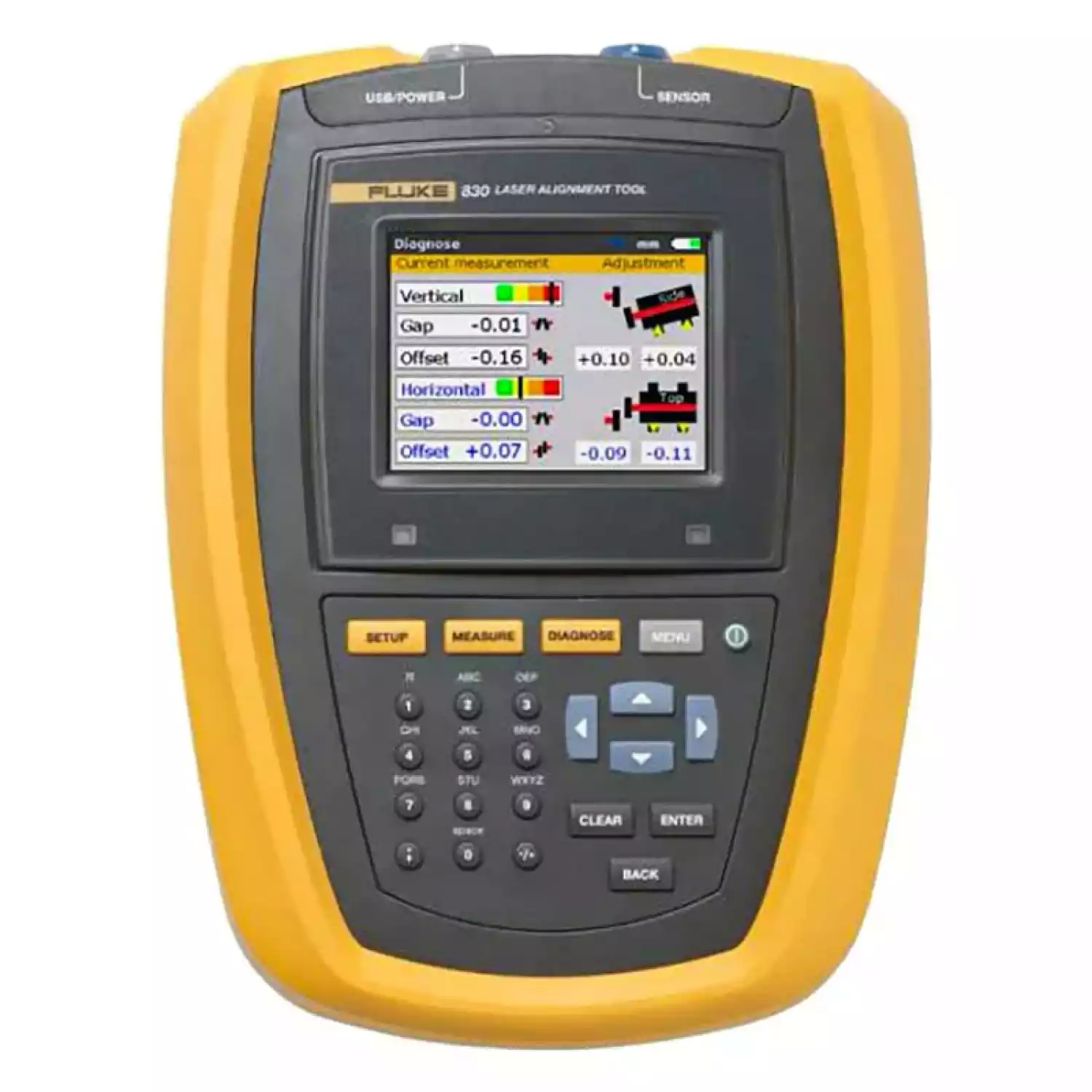 Лазерный инструмент для центрирования вала Fluke 830/BT - 1