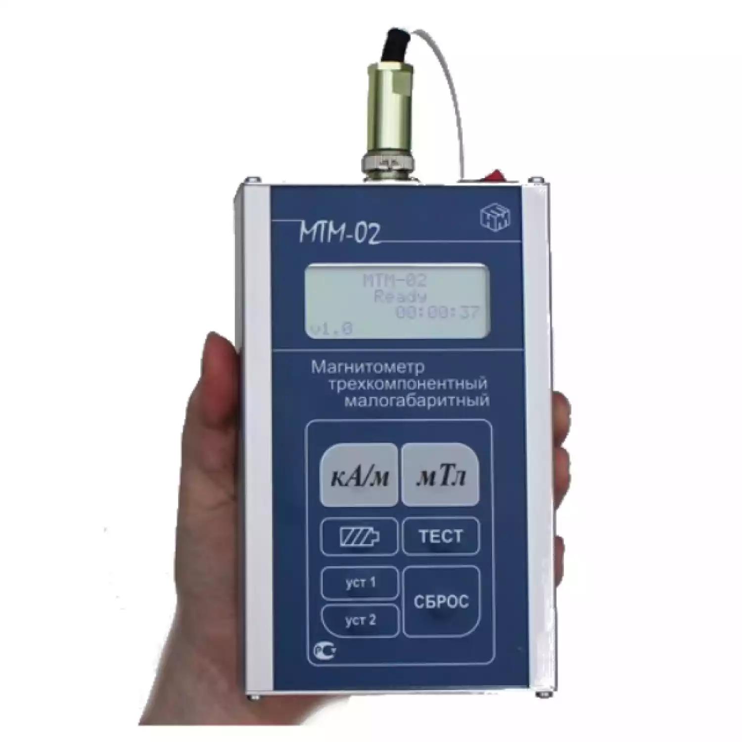 Магнитометр трехкомпонентный малогабаритный МТМ-02 — измеритель постоянного магнитного поля - 3