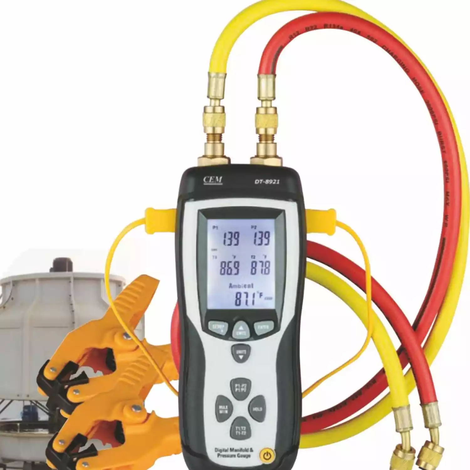 Манометр CEM DT-8921 двухканальный дифференциальный - 2