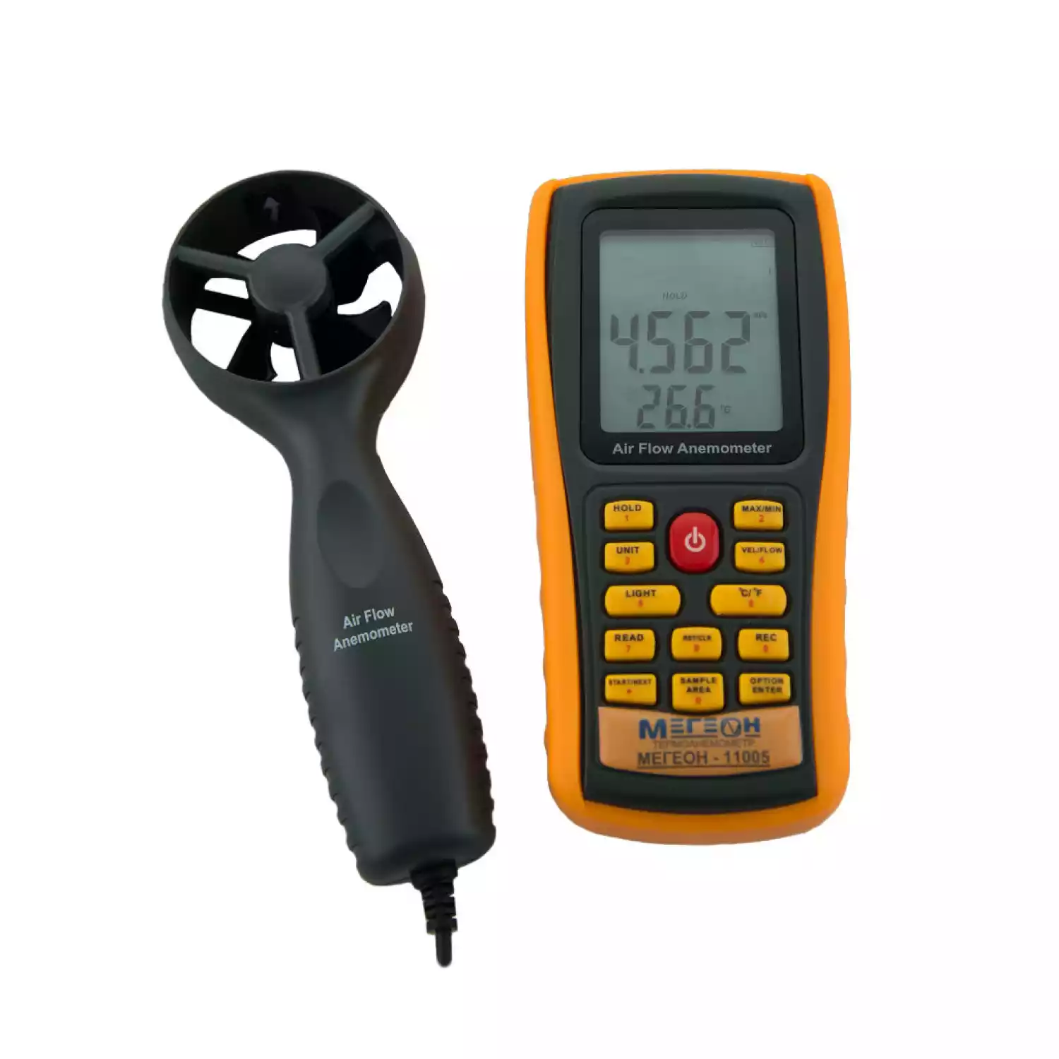 МЕГЕОН 11005 термоанемометр с выносным датчиком - 1