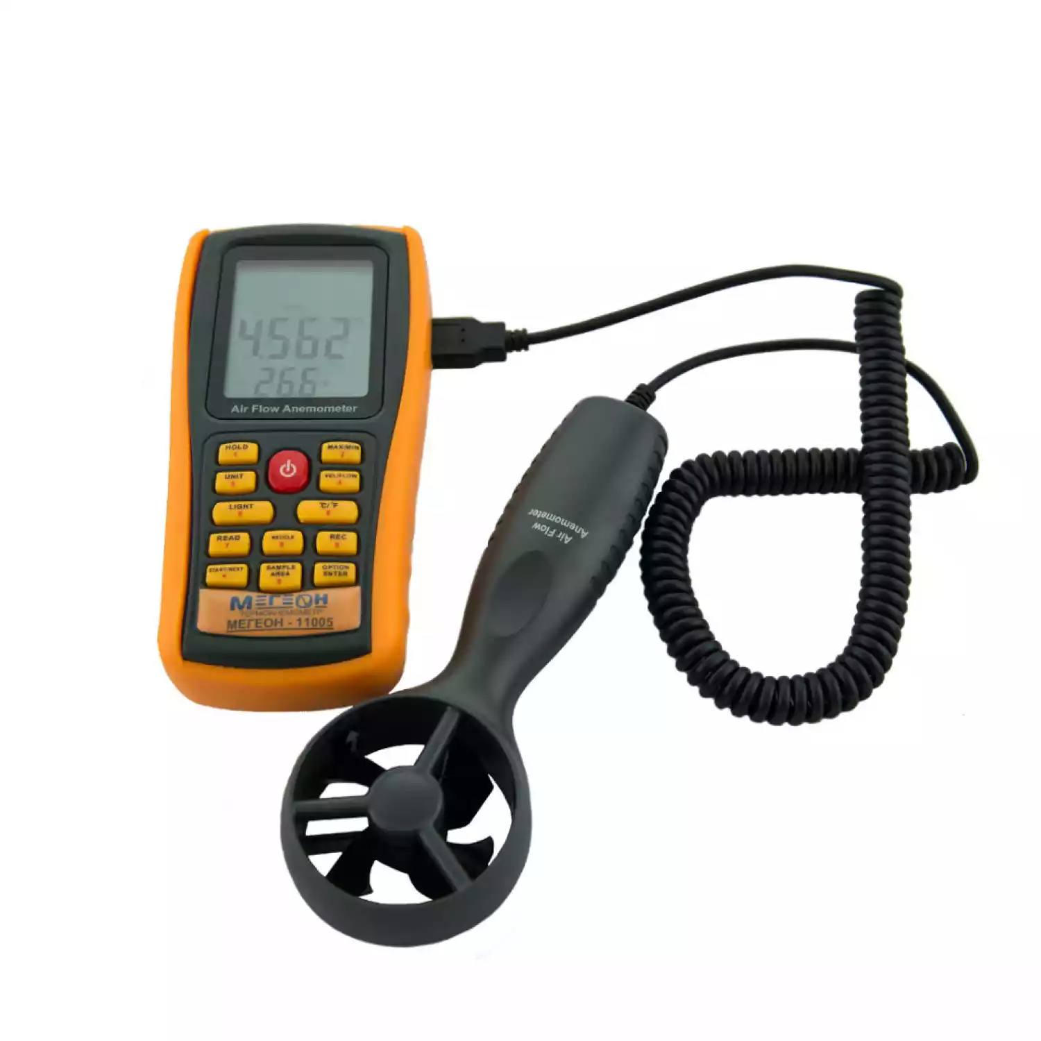 МЕГЕОН 11005 термоанемометр с выносным датчиком - 3