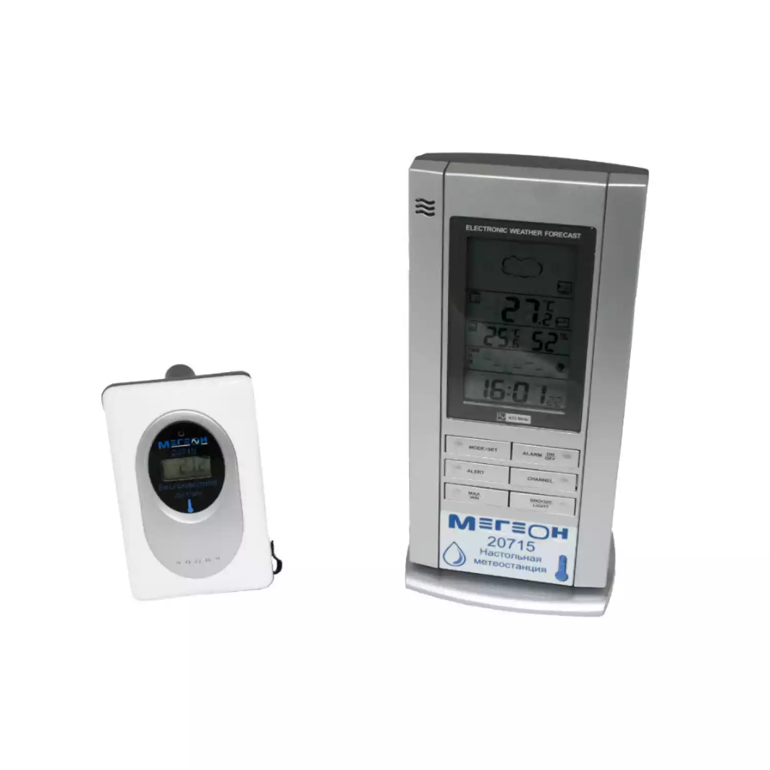 МЕГЕОН 20715 метеостанция настольная - 1