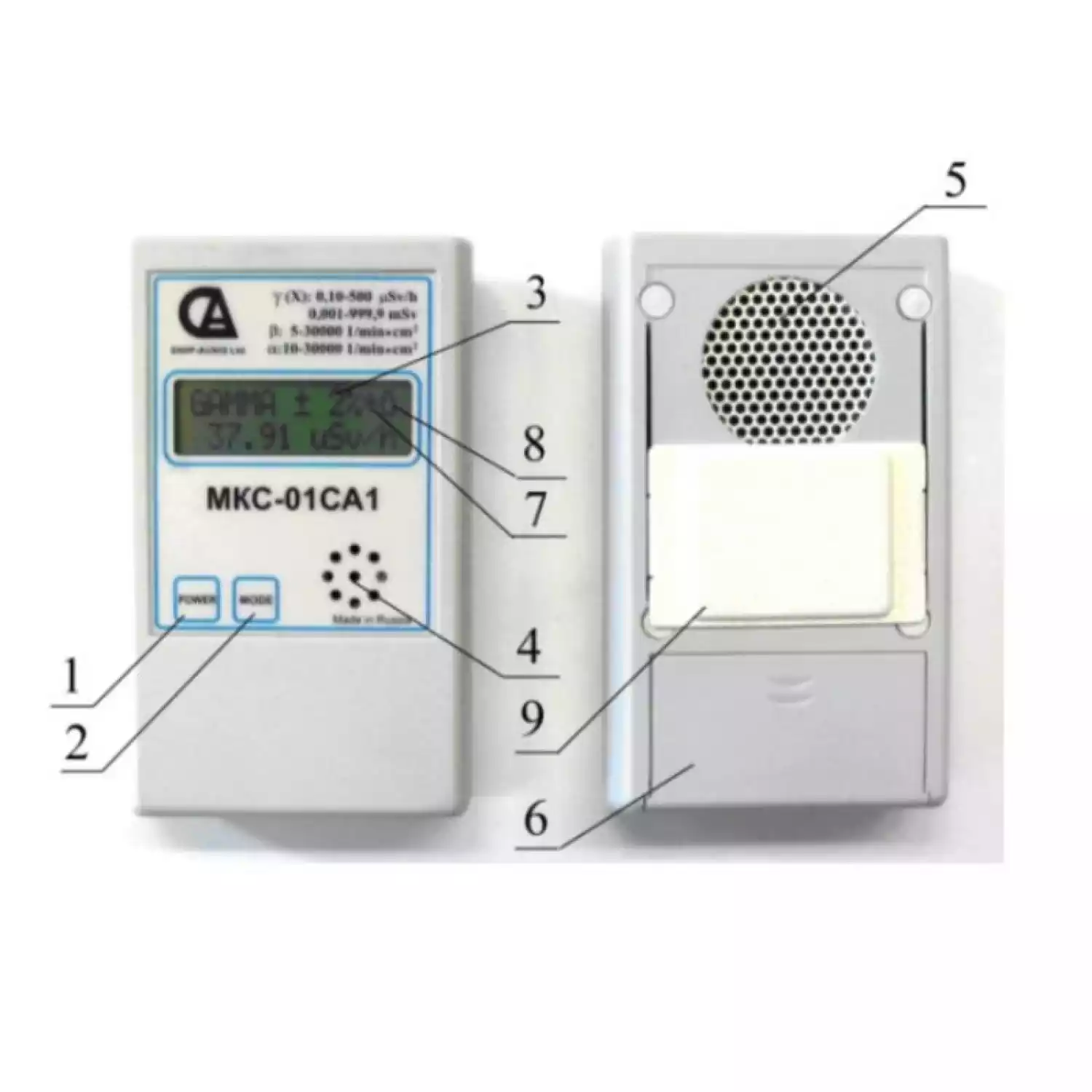 МКС-01СА1Б дозиметр-радиометр - 2