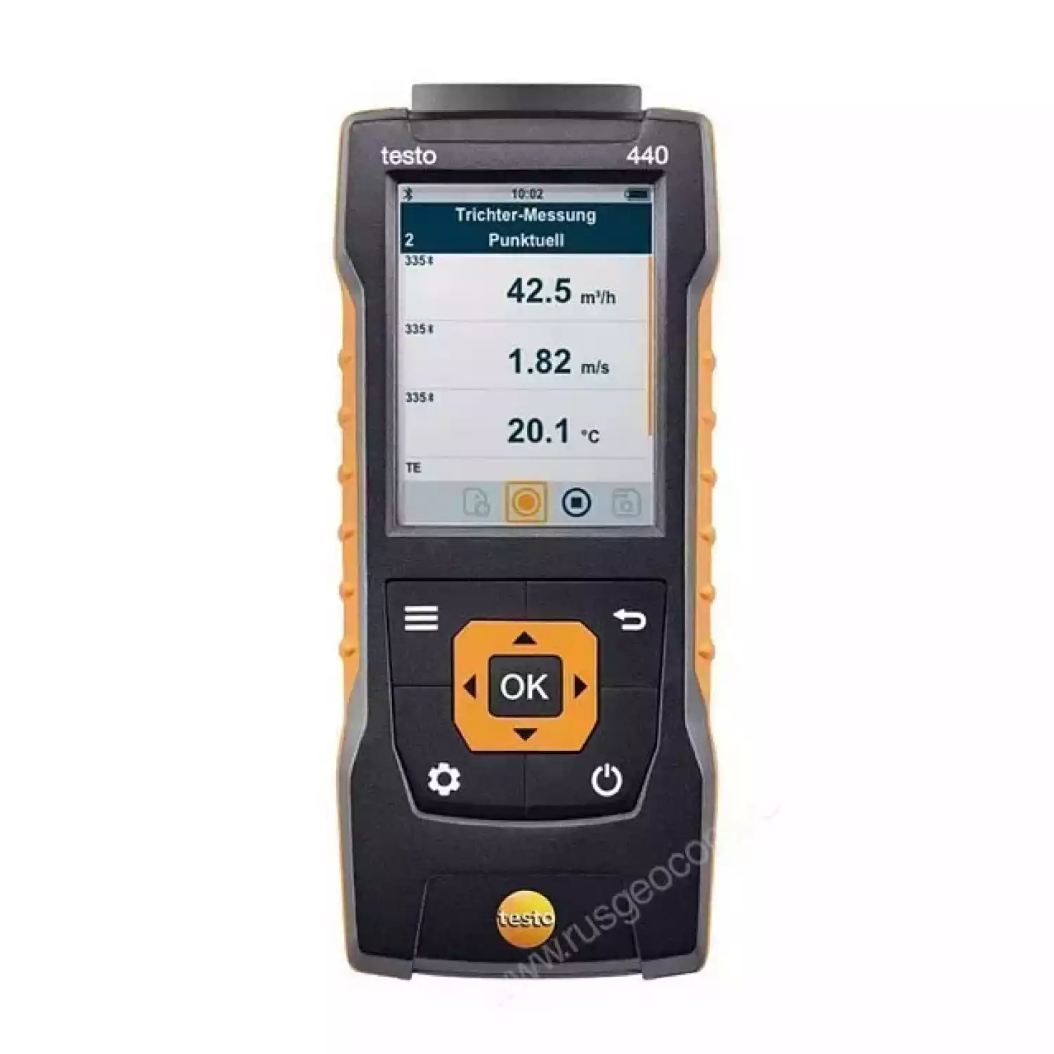 Прибор testo 440 dP для измерения скорости и оценки качества воздуха в помещении со встроенным сенсором дифференциального давления - 1