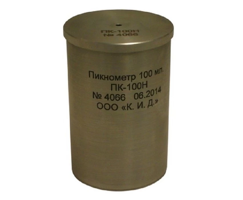 Пикнометр из нержавеющей стали 100 мл. ПК-100Н - 1