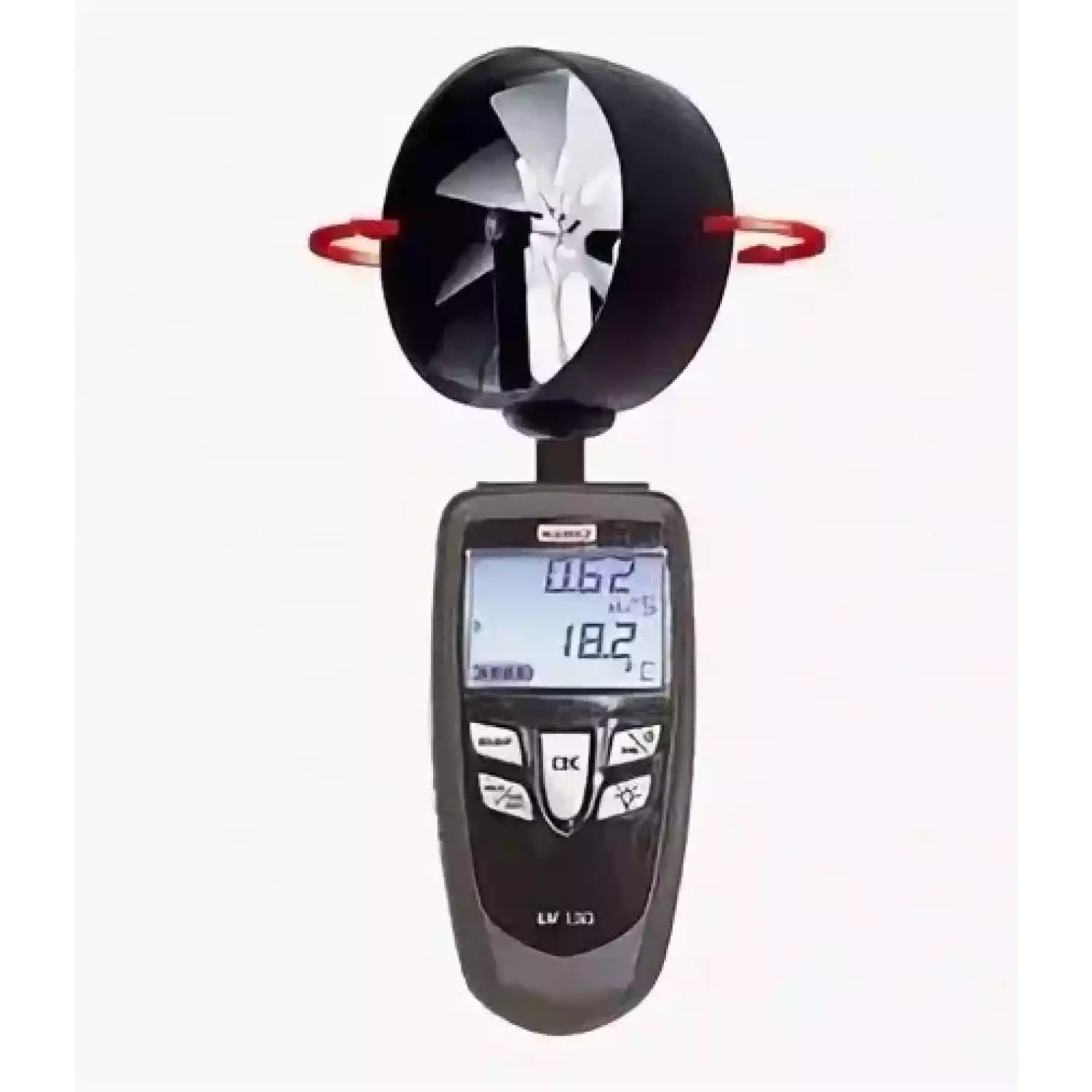 Термоанемометры c зондом крыльчаткой Ø 100 мм KIMO LV 120, LV 130 - 2