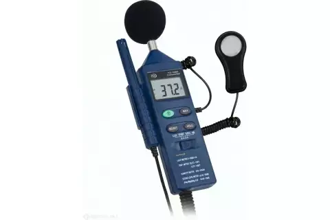 Шумомер, люксметр и измеритель влажности PCE EM 882