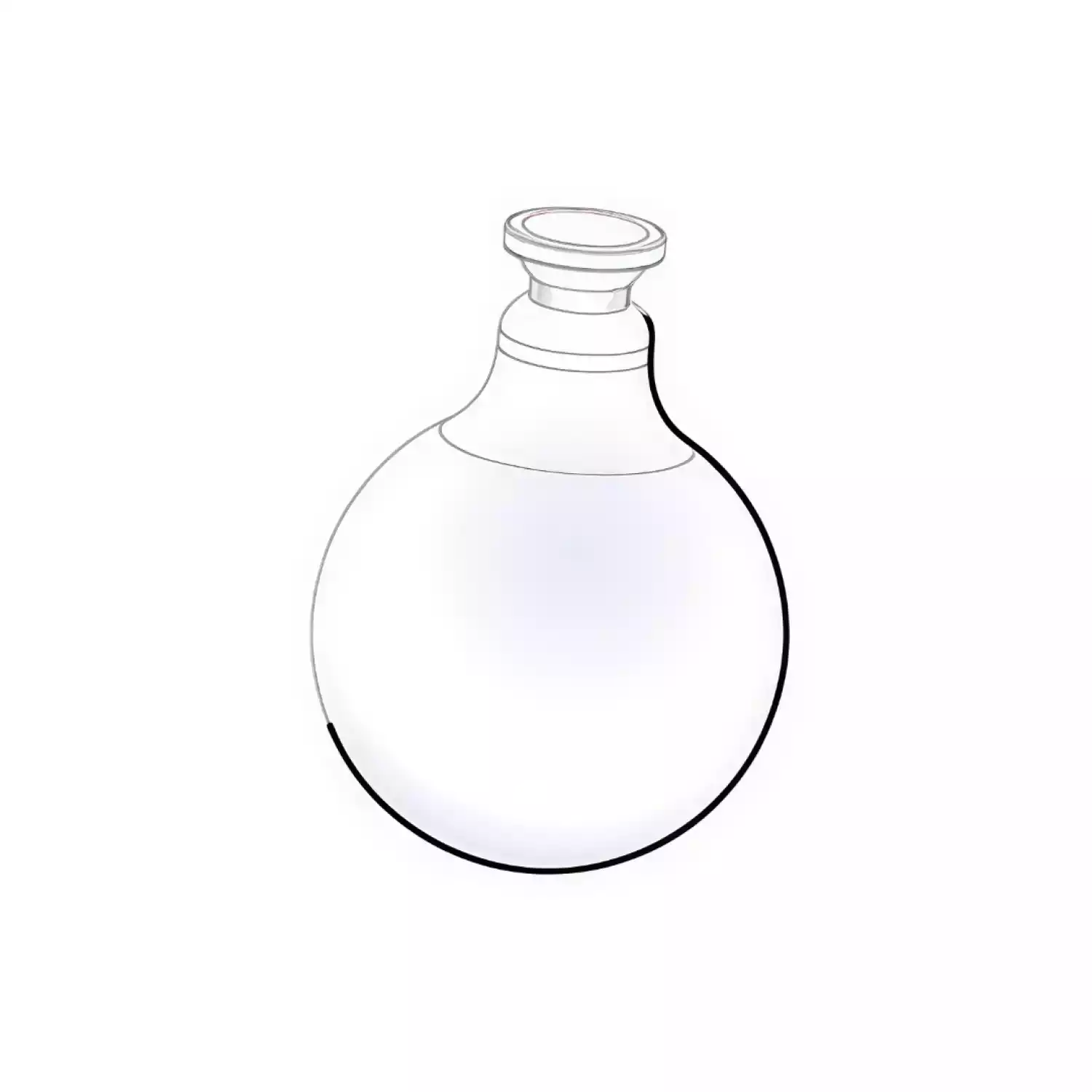 29/32 колба испарительная грушевидная 3000 мл - 1