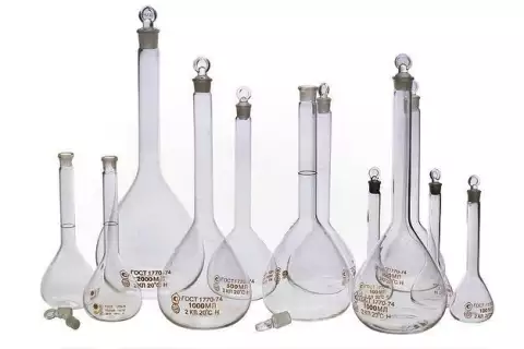 Колбы мерные 1-го и 2-го класса точности